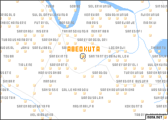 map of Abeokuta