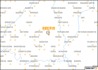 map of Abepim