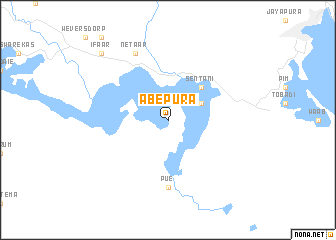 map of Abepura