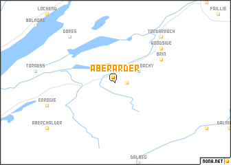 map of Aberarder