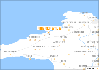 map of Abercastle