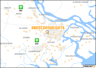 map of Abercorn Heights