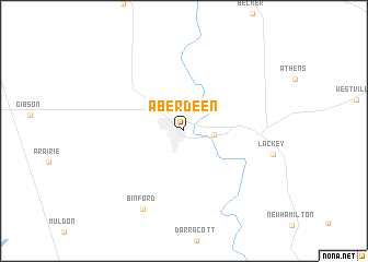 map of Aberdeen