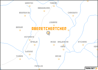 map of Abéré Tchertcher