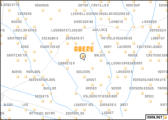 map of Abère