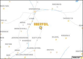 map of Aberfoil