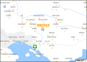 map of Aberga