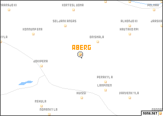 map of Åberg