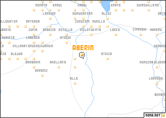 map of Aberin