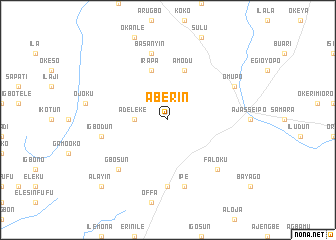 map of Aberin
