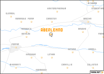 map of Aberlemno