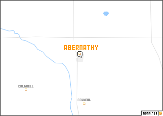 map of Abernathy