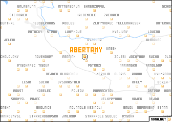 map of Abertamy