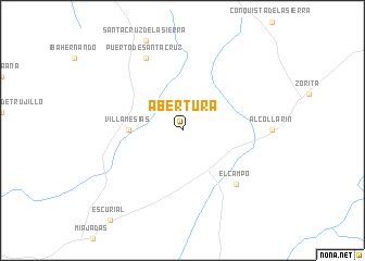 map of Abertura