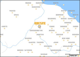 map of Abesre