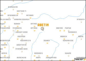 map of Abetim