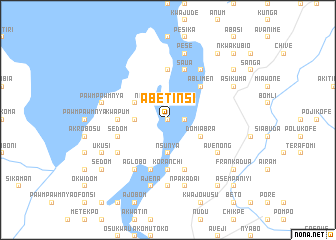 map of Abetinsi