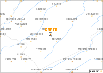 map of Abeto