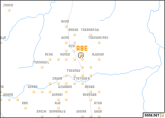 map of Abe