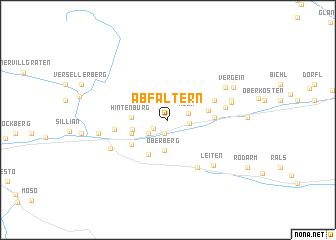 map of Abfaltern