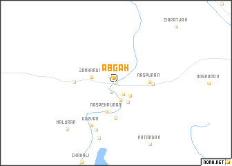 map of Ābgāh