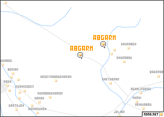 map of Ābgarm