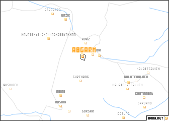 map of Ābgarm