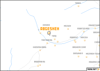 map of Ābgesheh