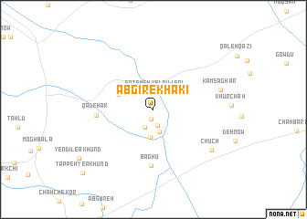 map of Ābgīr-e Khākī