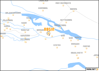 map of Ābgīr