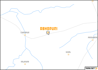 map of Abhāpuri