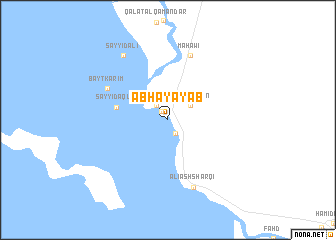 map of Abḩayāyab