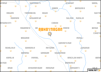 map of Abhaynagar