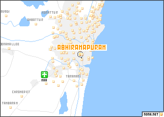 map of Abhiramapuram