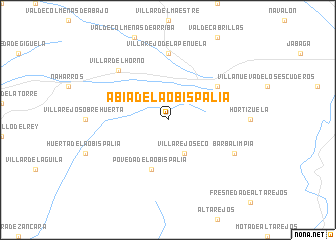 map of Abia de la Obispalía