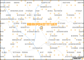 map of Abiakpo Ikot Ntuen