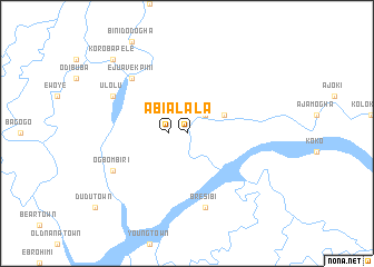 map of Abiala
