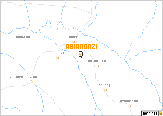 map of Abianonzi