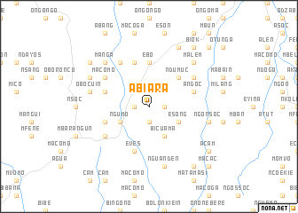 map of Abiara