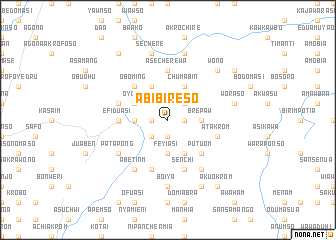 map of Abibireso