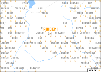 map of Abidemi