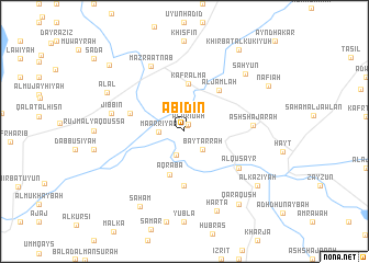 map of ‘Ābidīn