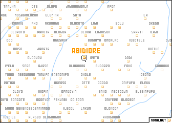 map of Abidiore