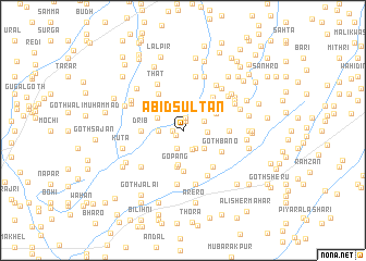 map of Ābid Sultān