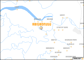 map of Abigborudu