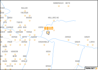 map of Abiin