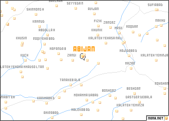 map of Abījān