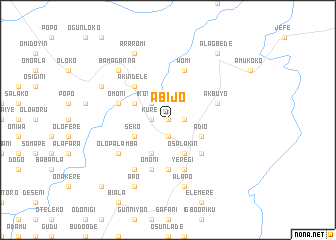 map of Abijo