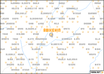 map of Abikehin