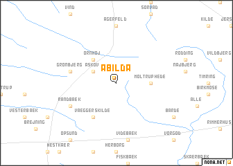 map of Abildå